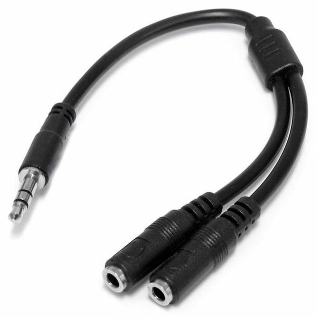 Audio-Klinkenadapter Startech MUY1MFFS Schwarz 0,2 m