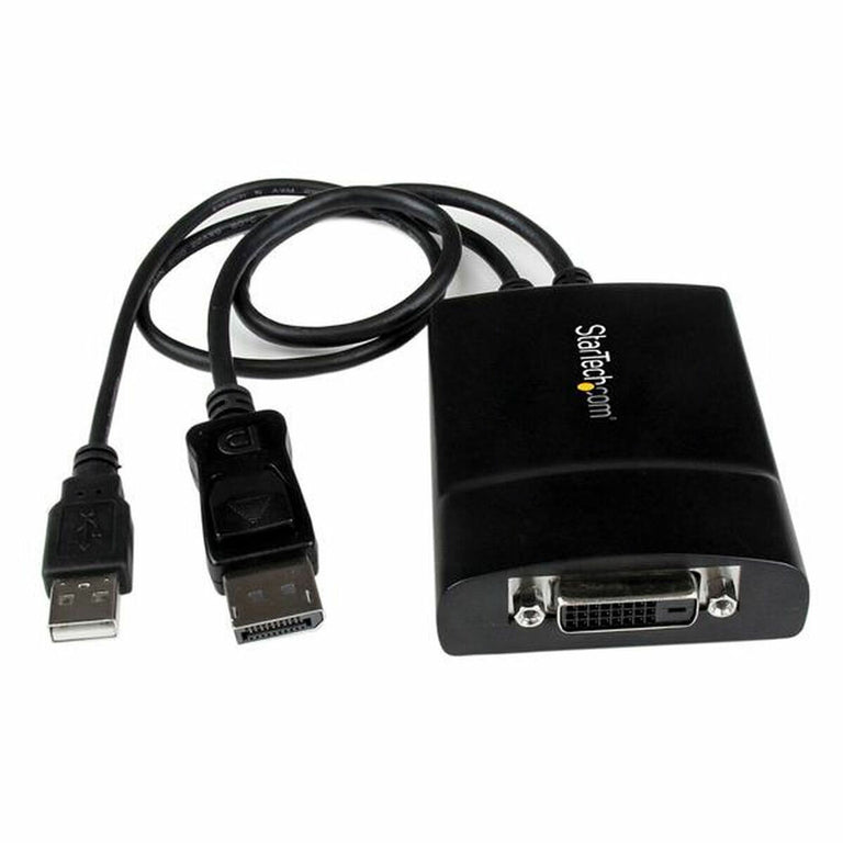 Adaptador DisplayPort a DVI Startech DP2DVID2             Negro