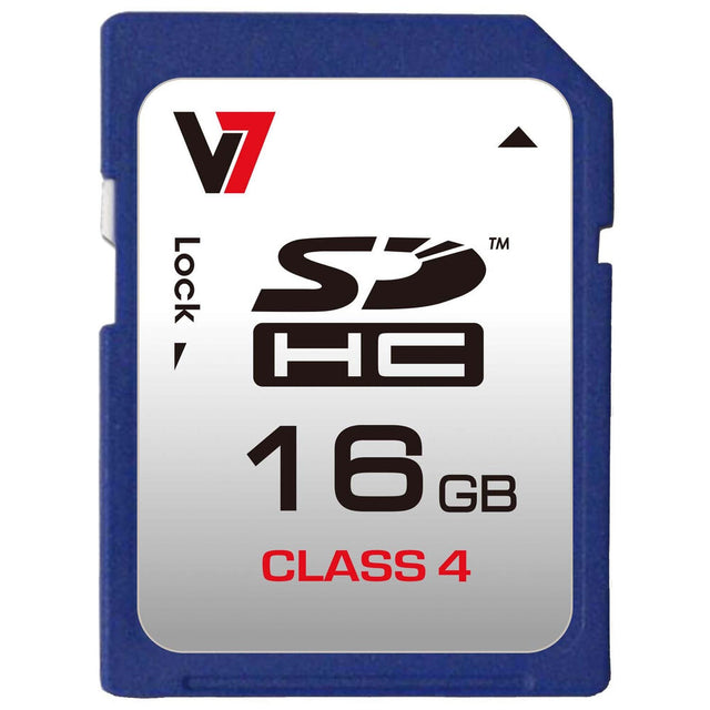 SD-Speicherkarte V7 VASDH16GCL4R-2E 16 GB