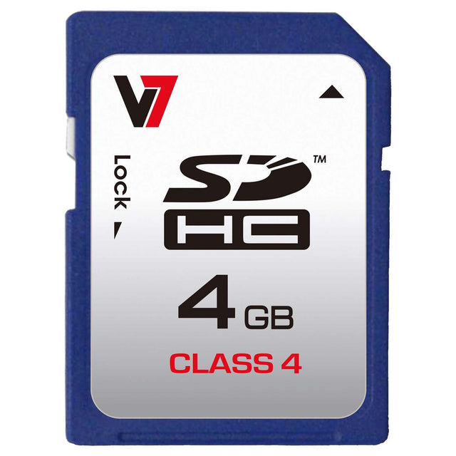 Micro-SD-Speicherkarte mit Adapter V7 VASDH4GCL4R-2E