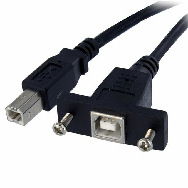 Cable USB Startech USBPNLBFBM3          Negro