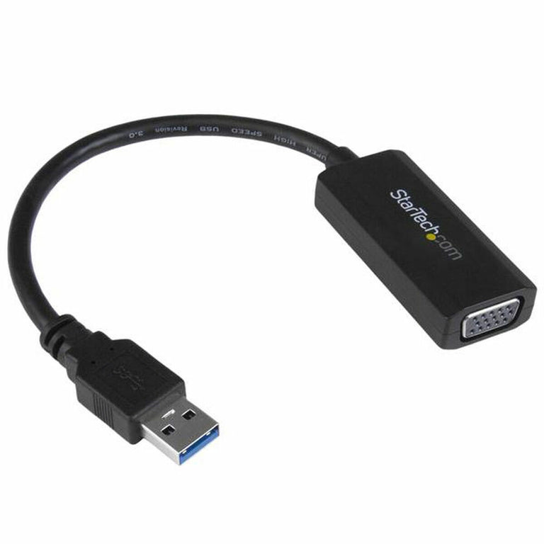 Adaptador USB 3.0 a VGA Startech USB32VGAV            Negro