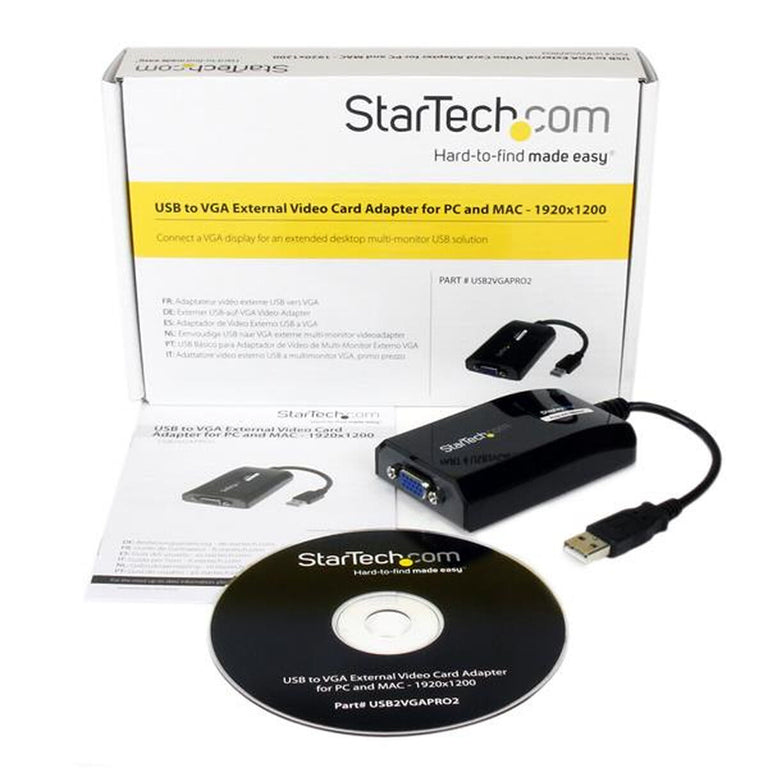 Adaptador USB a VGA Startech USB2VGAPRO2