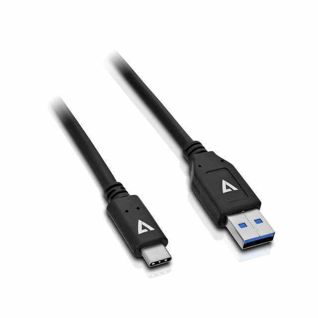 USB-A-auf-USB-C-Kabel V7 V7U3.1AC-1M-BLK-1E Schwarz