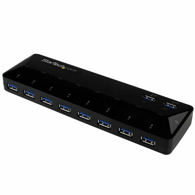 Hub USB Startech ST103008U2C USB 3.0 x 10 Negro