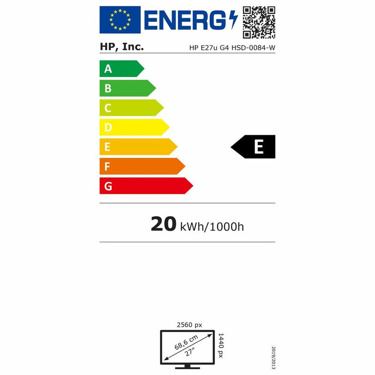 Monitor HP 189T3AA#ABB IPS WXGA 27"