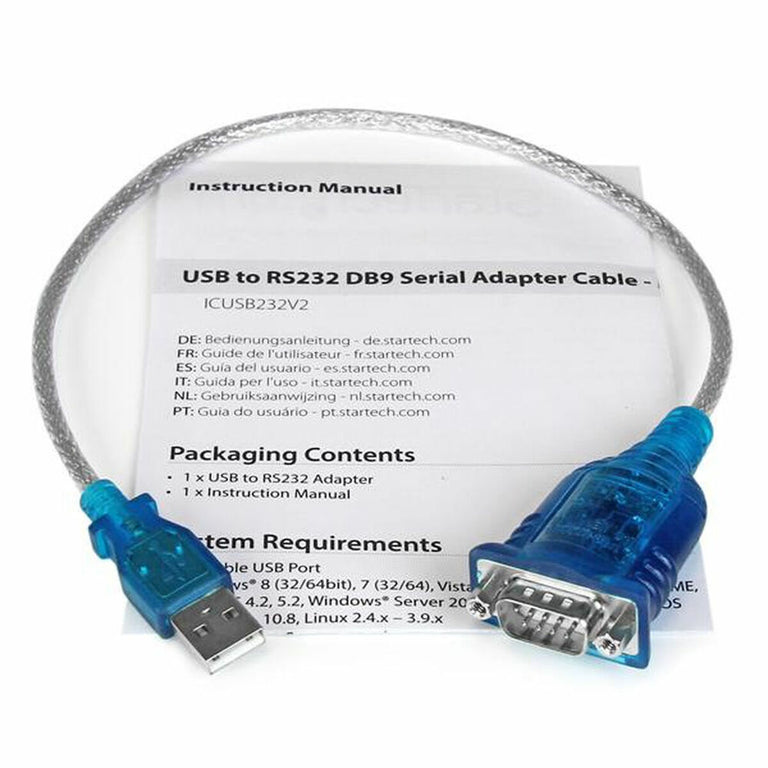 USB-zu-RS232-Adapter Startech ICUSB232V2 Grau