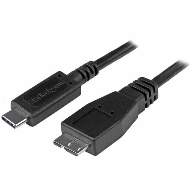 Micro USB 3.0 B auf USB C Kabel Startech USB31CUB50CM 50 cm Schwarz