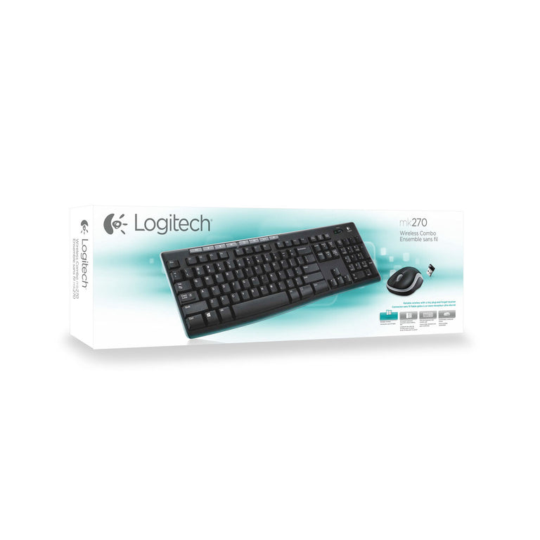 Teclado y Ratón Inalámbrico Logitech MK270 QWERTY Italiano