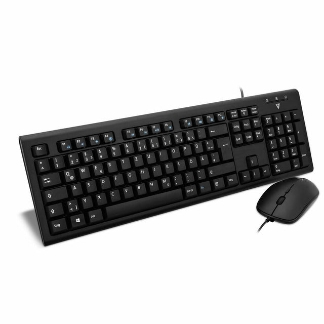 Tastatur und Maus V7 CKU200DE QWERTZ Deutsch