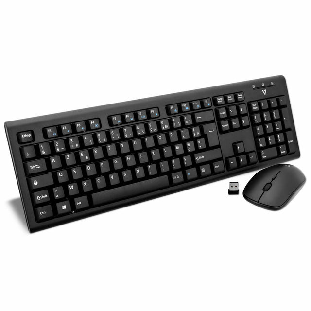 Tastatur und Maus V7 CKW200FR Französisch AZERTY