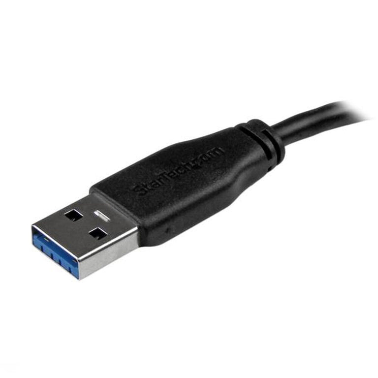 Cable USB a Micro USB Startech USB3AUB50CMS         Negro