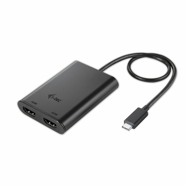 Adaptador DisplayPort a HDMI i-Tec C31DUAL4KHDMI        Negro 4K Ultra HD