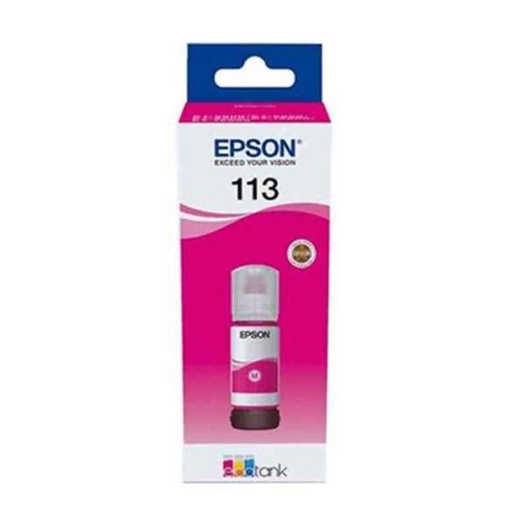 Tinta para Recargar Cartuchos Epson Ecotank 113 Magenta 70 ml