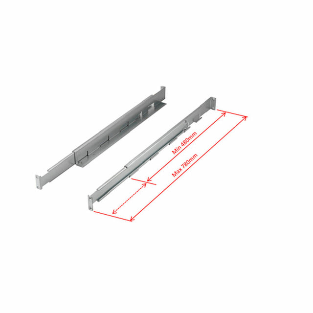 Rack-Metallführungen Salicru 698OP000013 19" Aluminium 48-78 cm