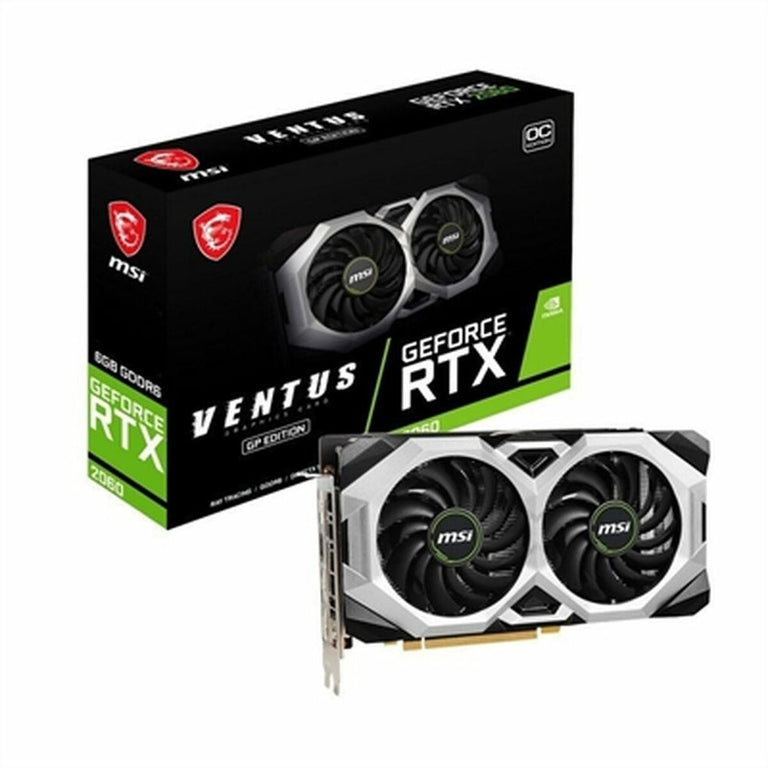 Tarjeta Gráfica MSI GeForce RTX 2060 VENTUS GP OC 6 GB DDR6