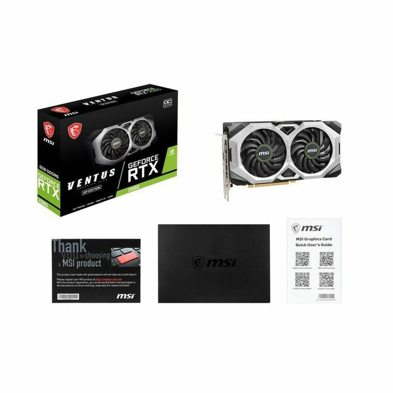 Tarjeta Gráfica MSI GeForce RTX 2060 VENTUS GP OC 6 GB DDR6