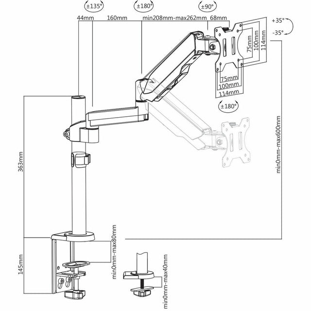 Tischständer für Screen V7 DM1TA-1E