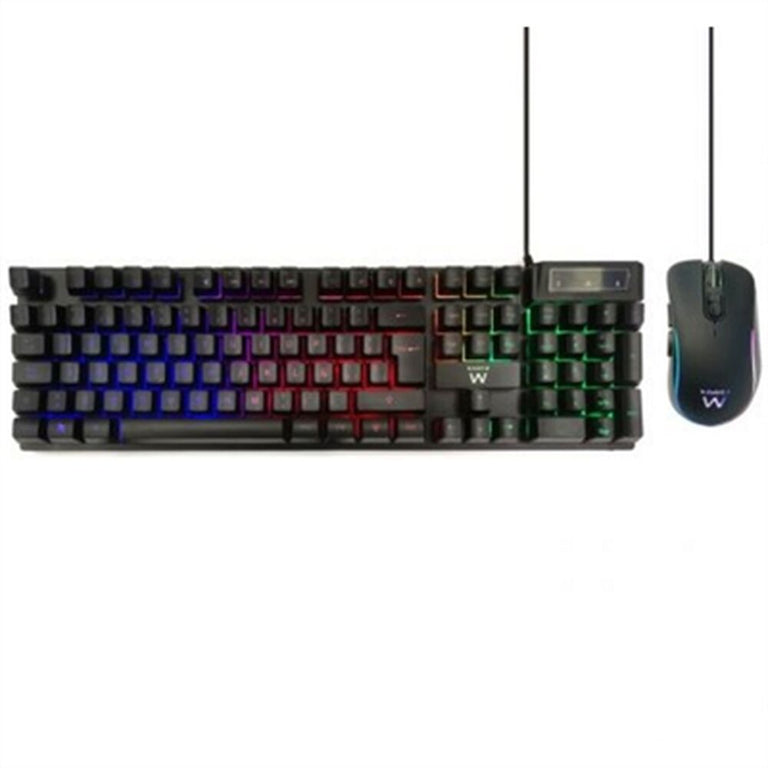 Ewent PL3201 Schwarze Tastatur und Maus