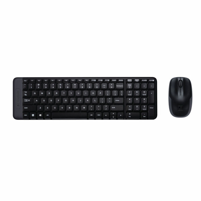 Logitech MK220 QWERTY Kabellose Tastatur und Maus, Englisch, USA