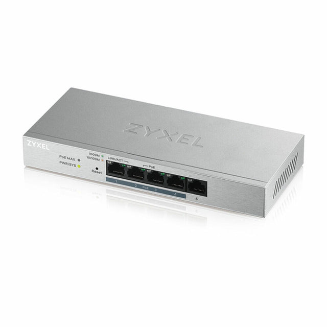 ZyXEL GS1200-5HPV2-EU0101F RJ-45 PoE-Switch Grau