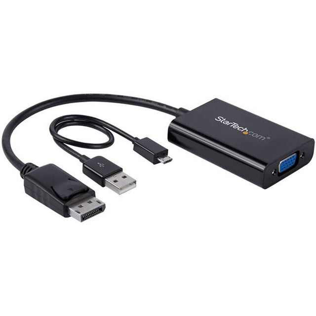 DisplayPort-auf-SVGA-Adapter Startech DP2VGAA Schwarz