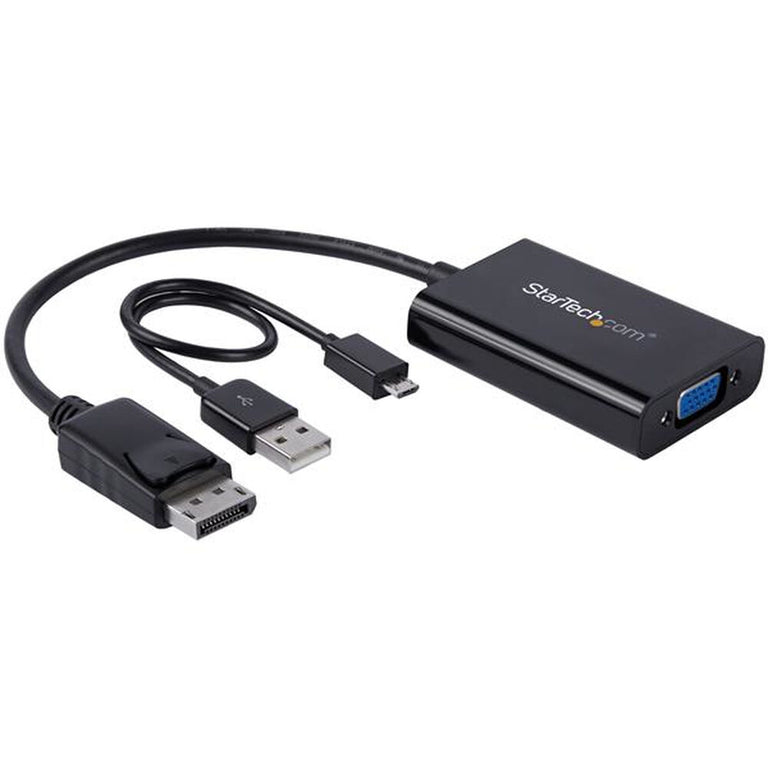 Adaptador DisplayPort a SVGA Startech DP2VGAA              Negro