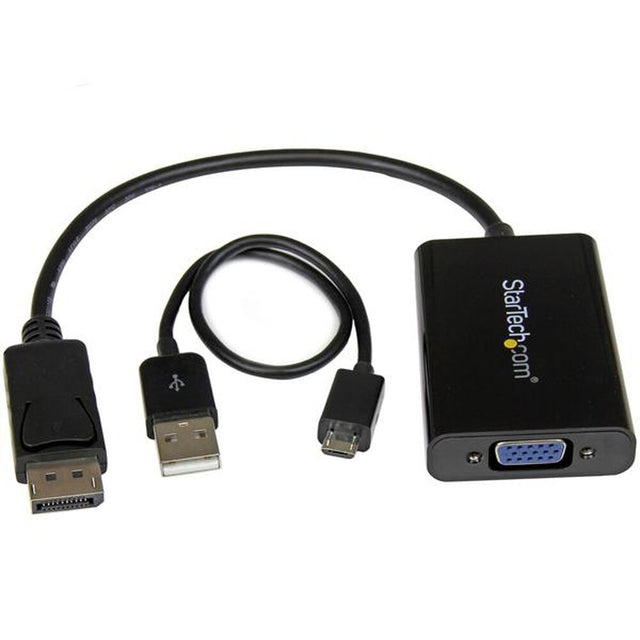 DisplayPort-auf-SVGA-Adapter Startech DP2VGAA Schwarz