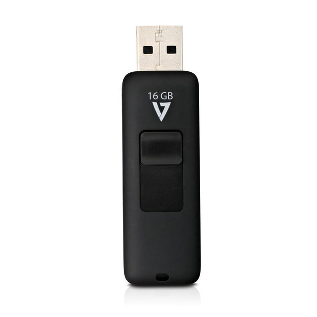 Micro-SD-Speicherkarte mit Adapter V7 VF216GAR-3E Schwarz 16 GB