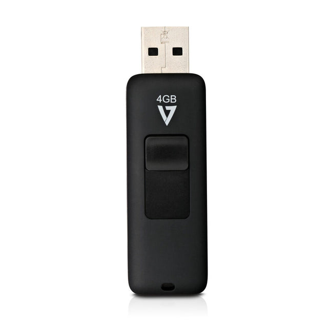 Micro-SD-Speicherkarte mit Adapter V7 VF24GAR-3E Schwarz 4 GB