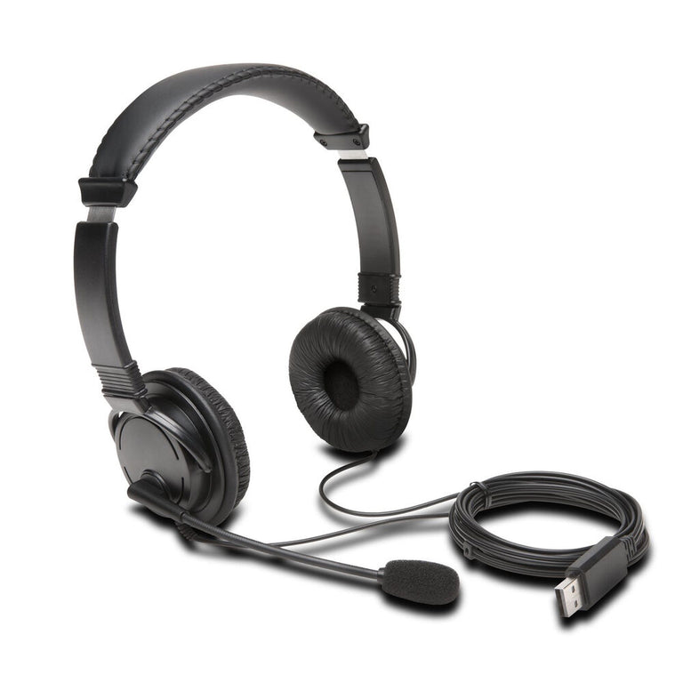 Auriculares con Micrófono Kensington K97601WW             Negro