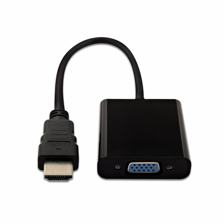 Adaptador HDMI a VGA V7 CBLHDAVBLK-1E        Negro