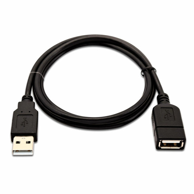 V7 USB-Kabel V7USB2EXT-01M-1E USB A Schwarz