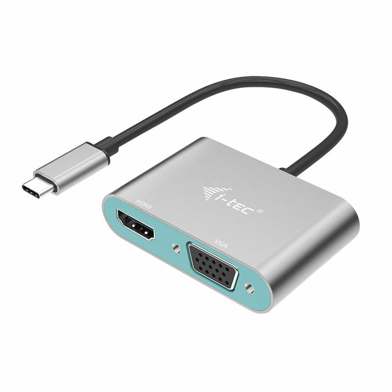 Adaptador USB C a VGA/HDMI i-Tec C31VGAHDMIADA        4K Ultra HD 0,15 m