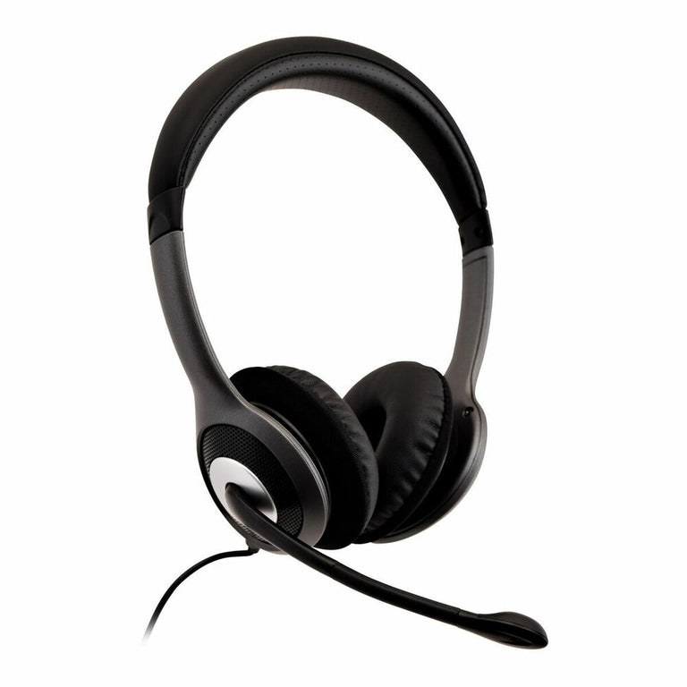 Auriculares con Micrófono V7 HU521-2EP            Negro