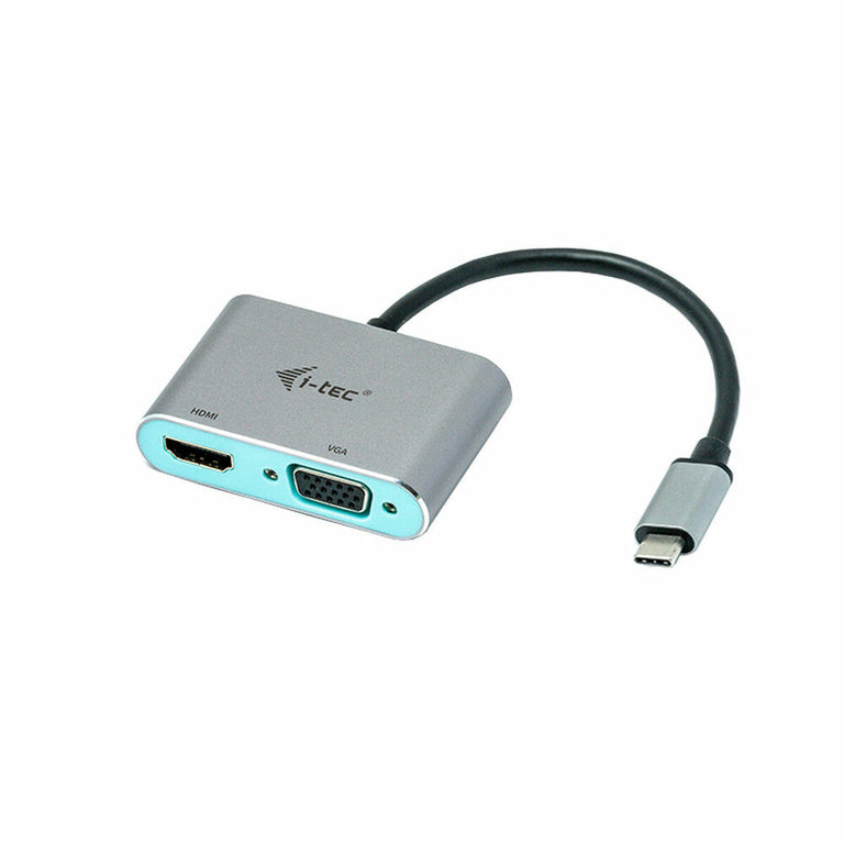 Adaptador USB C a VGA/HDMI i-Tec C31VGAHDMIADA        4K Ultra HD 0,15 m