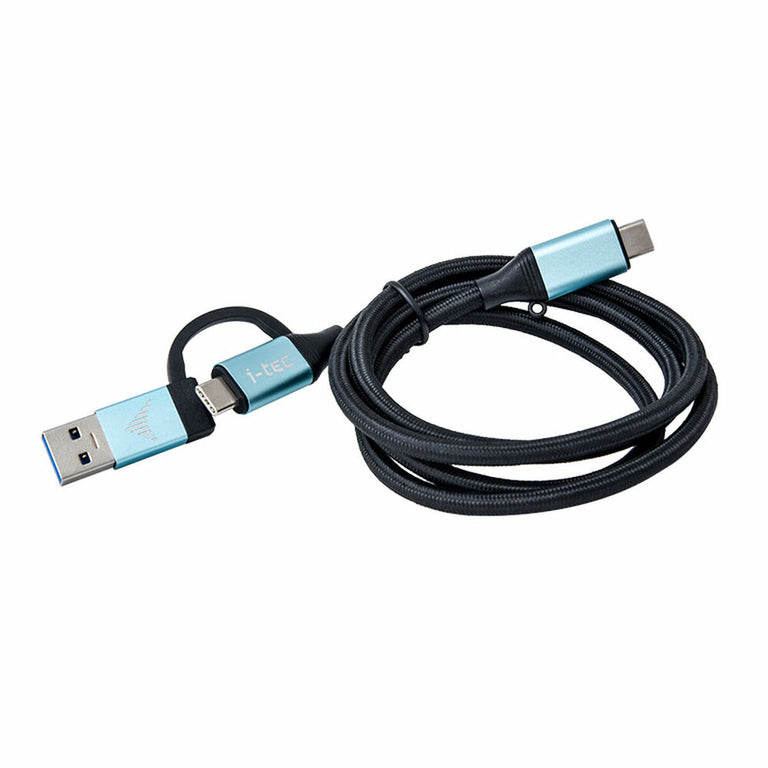 USB-C-Kabel i-Tec C31USBCACBL USB C Blau Schwarz