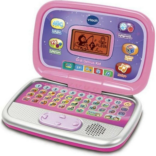 Ordenador portátil Vtech Ordi Genius Kid Rosa Juguete educativo Interactivo (FR)