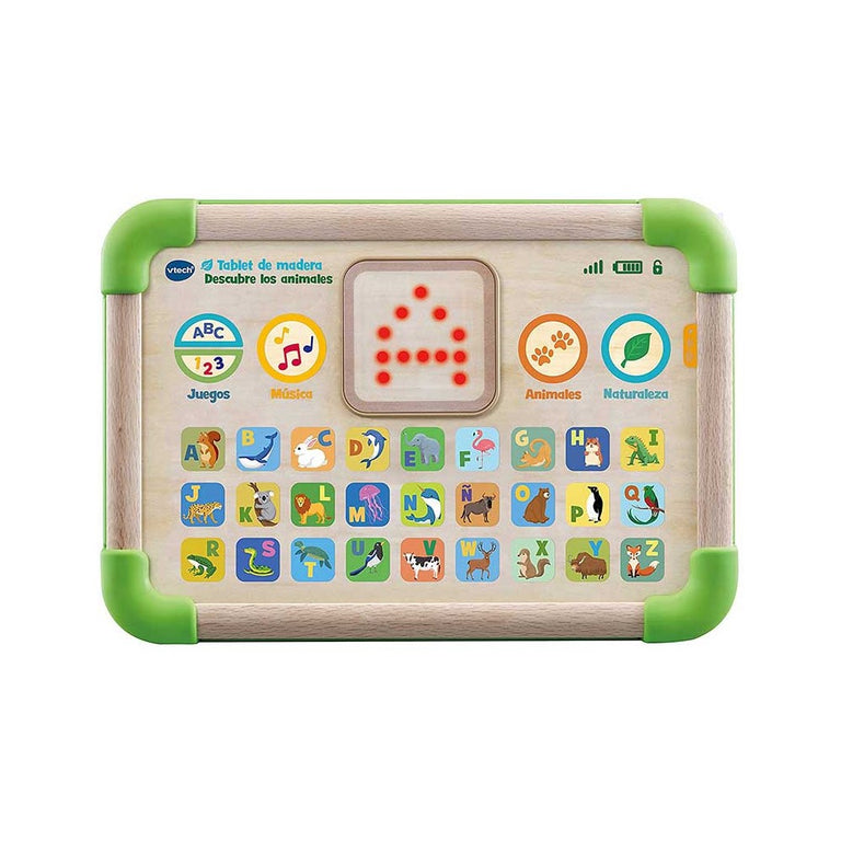 Tablet Interactiva Infantil Vtech Madera Animales (ES)