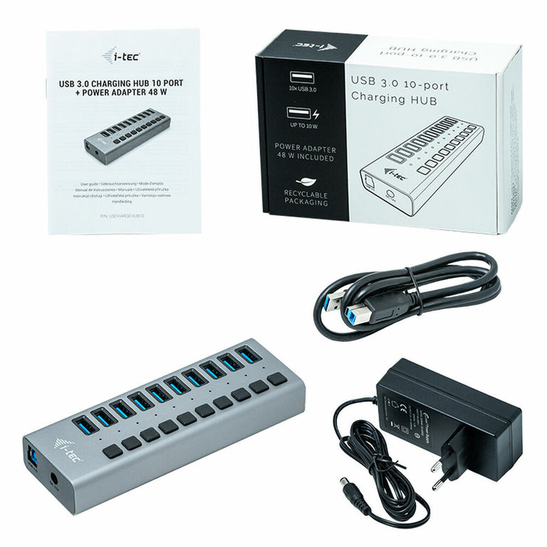 USB-Hub i-Tec U3CHARGEHUB10