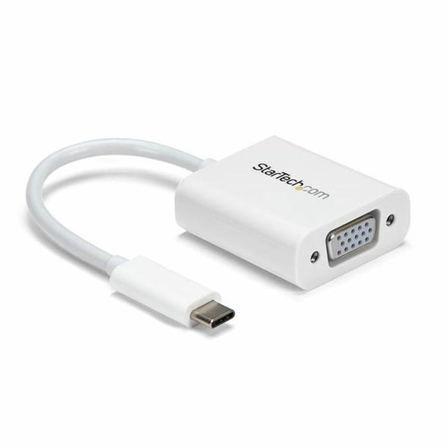 Adaptador USB C a VGA Startech CDP2VGAW             Blanco