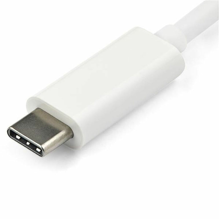 Adaptador USB C a VGA Startech CDP2VGAW             Blanco