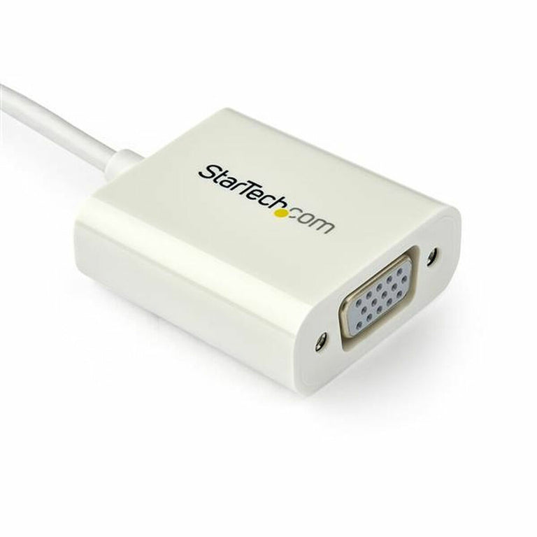 Adaptador USB C a VGA Startech CDP2VGAW             Blanco