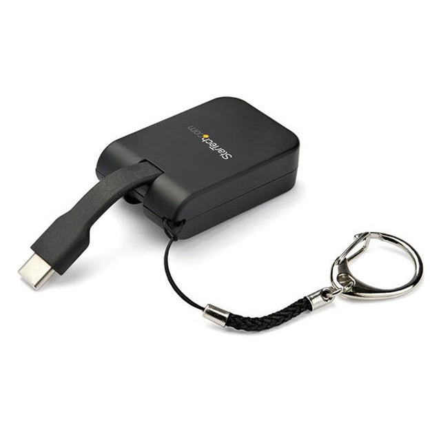 Adaptador USB C a VGA Startech CDP2VGAFC            Negro