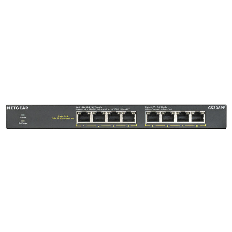 Netgear GS308PP-100EUS RJ-45-Switch