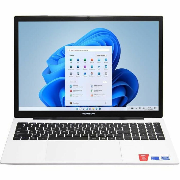 Notebook Thomson TH17V2C4WH128 128 GB eMMC Blanco 4 GB RAM 17,3" Intel Celeron N4020 Azerty Francés AZERTY