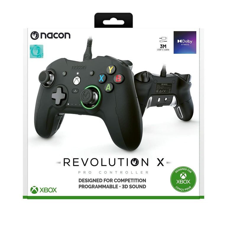 Gaming-Controller Xbox Series/Xbox/PC Nacon XBXREVOLUTIONX Schwarz