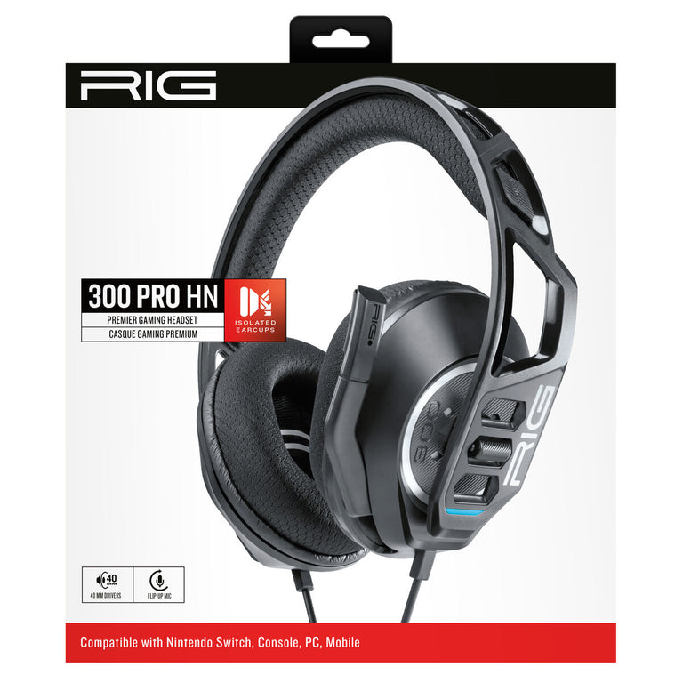 Auriculares Nacon RIG 300HN Negro