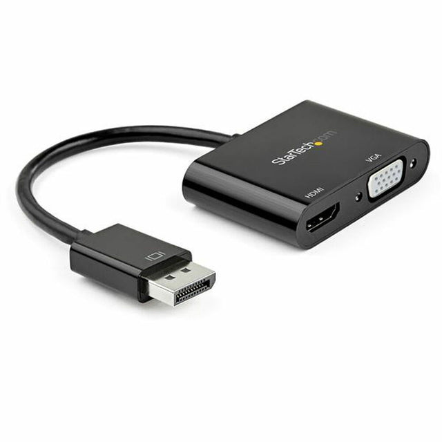 Startech DP2VGAHD20 4K Ultra HD DisplayPort auf HDMI/VGA Adapter Schwarz