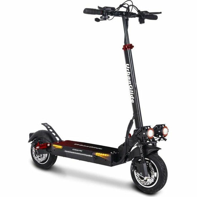 Urbanglide Ecross Pro 10 Elektroroller, Schwarz, 800 W, 25 km/h, im Gelände